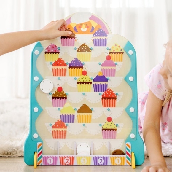 Melissa & Doug Fun at the Fair! Wooden Double-Sided Roulette & Plinko Games NIB - Picture 7 of 8
